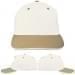 USA Made White-Khaki Prostyle Structured Cap