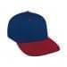 Navy Prostyle Structured-Red Visor, Eyelets