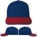 USA Made Navy-Red Prostyle Structured Cap