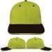 USA Made Safety Green-Black Prostyle Structured Cap