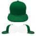 Kelly Green-White Eyelets Mesh Back Velcro Prostyle, Virtual Image
