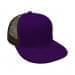Purple-Black Eyelets Mesh Back Snapback Prostyle