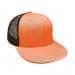 Blaze Orange-Black Eyelets Mesh Back Snapback Prostyle