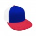 Royal Blue-Red White Mesh Back Snapback Prostyle