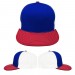Royal Blue-Red White Mesh Back Snapback Prostyle, Virtual Image