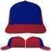 USA Made Royal Blue-Red Prostyle Structured Cap