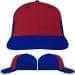 USA Made Red-Royal Blue Prostyle Structured Cap