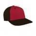 Red Prostyle Structured-Black Back Half, Visor
