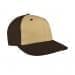 Khaki Prostyle Structured-Black Back Half, Visor