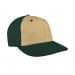 Khaki Prostyle Structured-Hunter Green Back Half, Visor