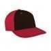 Black Prostyle Structured-Red Back Half, Visor