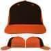 USA Made Black-Orange Prostyle Structured Cap
