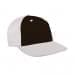 Black Prostyle Structured-White Back Half, Visor