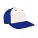White Prostyle Structured-Royal Blue Back Half, Visor