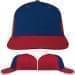 USA Made Navy-Red Prostyle Structured Cap