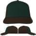USA Made Hunter Green-Black Prostyle Structured Cap
