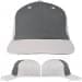USA Made Light Gray-White Prostyle Structured Cap
