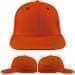 USA Made Orange-Black Prostyle Structured Cap
