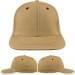 USA Made Khaki-Burgundy Prostyle Structured Cap