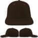 USA Made Black-Red Prostyle Structured Cap