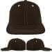 USA Made Black-White Prostyle Structured Cap
