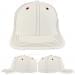 USA Made White-Red Prostyle Structured Cap