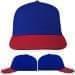 USA Made Royal Blue-Red Prostyle Structured Cap