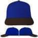 USA Made Royal Blue-Black Prostyle Structured Cap