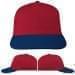 USA Made Red-Navy Prostyle Structured Cap