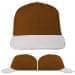 USA Made Brown-White Prostyle Structured Cap