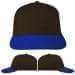 USA Made Black-Royal Blue Prostyle Structured Cap