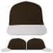 USA Made Black-White Prostyle Structured Cap