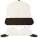USA Made White-Black Prostyle Structured Cap
