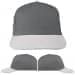 USA Made Light Gray-White Prostyle Structured Cap