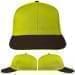 USA Made Safety Green-Black Prostyle Structured Cap