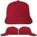 USA Made Red Prostyle Structured Cap