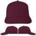 USA Made Burgundy Prostyle Structured Cap