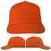 USA Made Orange Prostyle Structured Cap