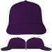 USA Made Purple Prostyle Structured Cap