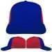 USA Made Royal Blue-Red Prostyle Structured Cap