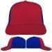 USA Made Red-Royal Blue Prostyle Structured Cap