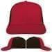USA Made Red-Black Prostyle Structured Cap