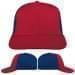 USA Made Red-Navy Prostyle Structured Cap