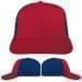 USA Made Red-Navy Prostyle Structured Cap
