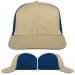 USA Made Khaki-Navy Prostyle Structured Cap