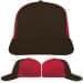 USA Made Black-Red Prostyle Structured Cap