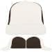 USA Made White-Black Prostyle Structured Cap