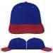 USA Made Royal Blue-Red Unstructured "Dad" Cap