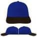 USA Made Royal Blue-Black Unstructured "Dad" Cap