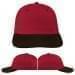 USA Made Red-Black Unstructured "Dad" Cap